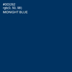 #003262 - Midnight Blue Color Image